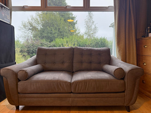 Grey 2 seater sofa - grey, /