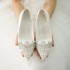 White Ladies Beaded Bridal