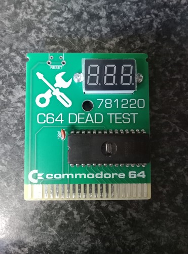 Commodore c64 781220 dead - 781220, test