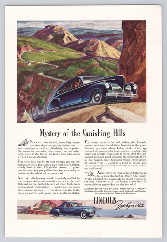1941 lincoln zephyr 12 - lincoln, v-12