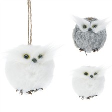Fluffy owl christmas tree - fluffy,
