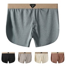 Men Seamless Ice Silk Boxer