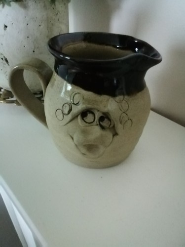 Stonewear pottery jug - pottery, pitcher