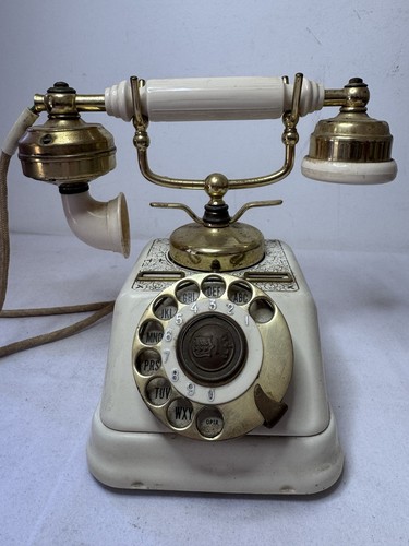 Danish rotary desk - desk, phone