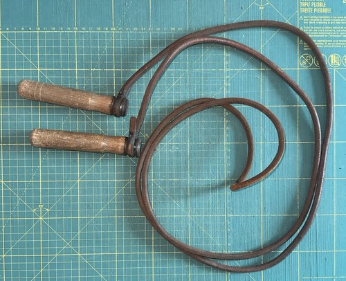 Vintage leather skipping - vintage,