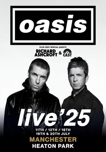 Oasis tour heaton park - oasis,