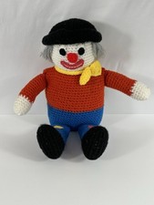 Vintage Handmade Knitted Clown
