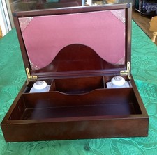 Vintage Stationery Wooden Box