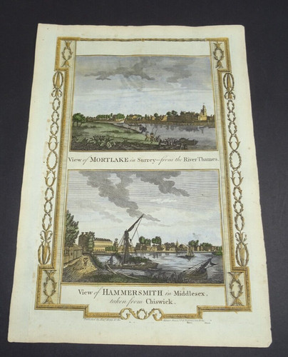 Antique print hammersmith - print, of