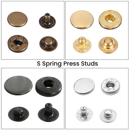Spring press studs snap - spring,