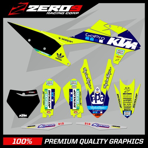Ktm motocross graphics kit - ktm, mx