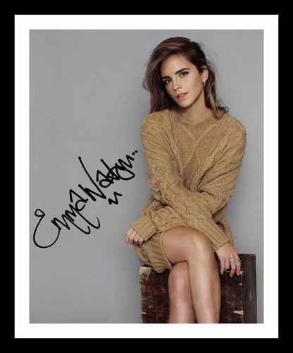 Emma watson autograph signed - emma, &