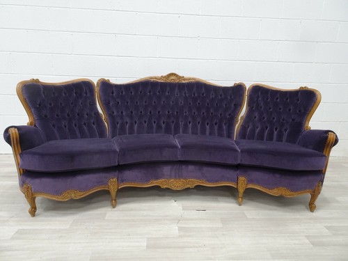 French baroque curved - baroque, sofa
