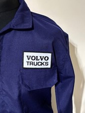 Classic Volvo Trucks Badged Zipped Boiler Suit Polycotton Overalls M 39-41"