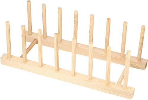 Dish rack wooden plate - wooden,