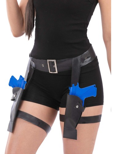 Thigh holster belt x2 guns - thigh,