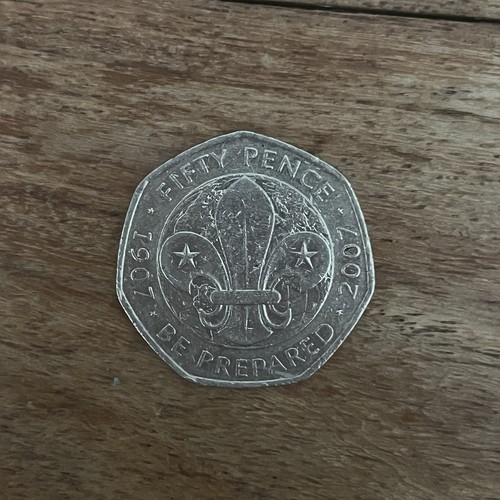 2007 great britain 50p coin - 2007,