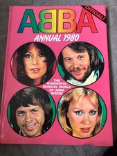 Vintage 1980 ABBA Annual Hardcover Book The Wonderful Musical World Of ABBA  m