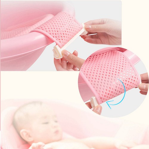 Pink baby bath - pink, net