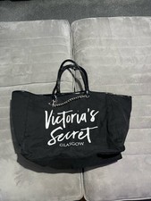 Black Victoria`s Secret "Glasgow"  Bag. Stain On Back As Seen On Picture