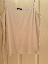 Bon Marche vest top white