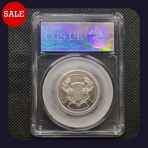 Slabbed 1986 silver bunc - slabbed,