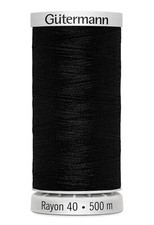 Gutermann Rayon 40 Machine Embroidery Thread – 500m Viscose Shine