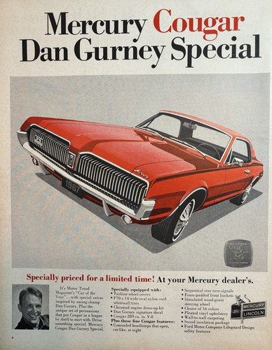 1967 mercury cougar car - 1967, of