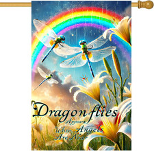 Dragonfly House Flag 28 X 40