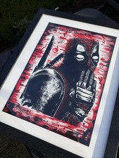  Marvel Deadpool A3 Painting