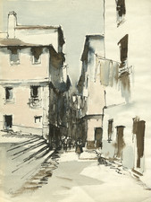 Edward Seago -  Original ink