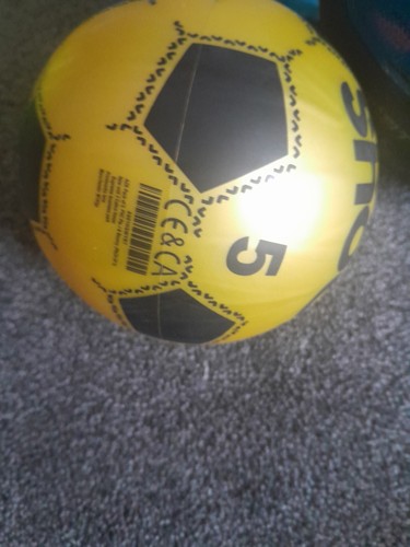 Gold size football or - football,