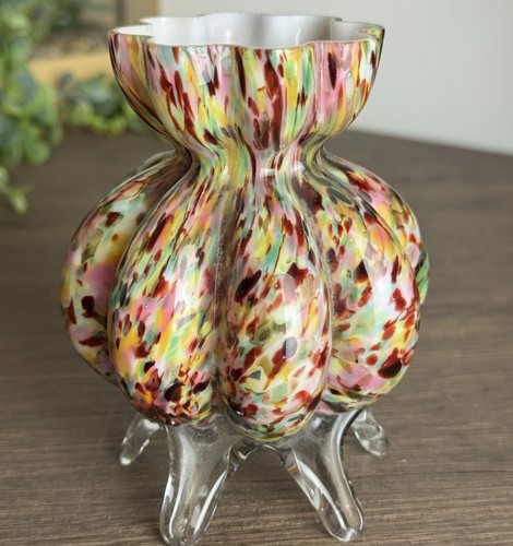 Welz bohemian spatter glass - welz,