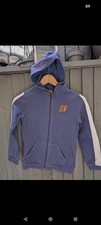 Boys age 9-10 years - blue nerf gun hooded zip jacket