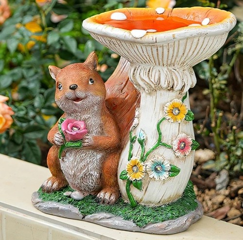 Garden squirrel statue outdoor - garden,