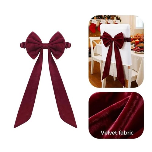 Velvet christmas red chair - velvet,