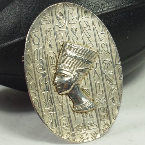 Nefertiti silver pendant - nefertiti,