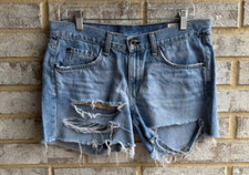 Rag & Bone Distressed Cut Off Jean Shorts Women's Size 27.