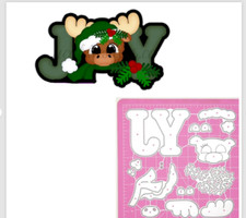 Christmas Joy & Reindeer Metal