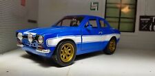 Fast Furious Ford Escort Mk1 RS1600 Brian Rally 1970 1:24 RS2000 Model Car 99572
