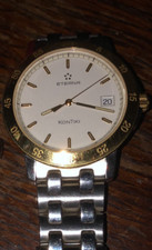 Eterna KonTiki Date Gent’s Quartz Watch, Ref 1100.47 Solid 18ct Gold Bezel. Rare