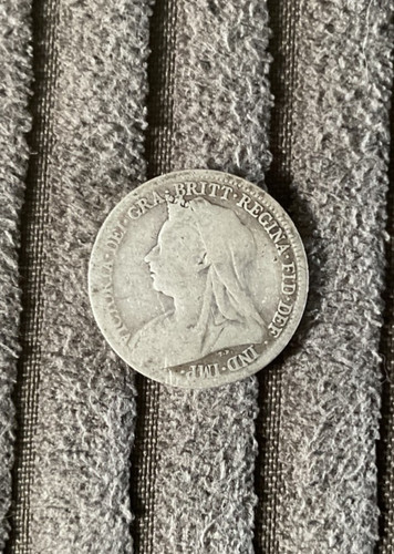 1900 victorian sixpence - victorian, .925