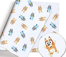 Polycotton Fabric with Bluey