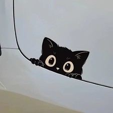CUTE PEEKING KITTEN Vinyl