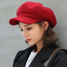 Women Vintage Baker Boy Cap