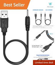 Compact 30cm USB to 2.0mm DC