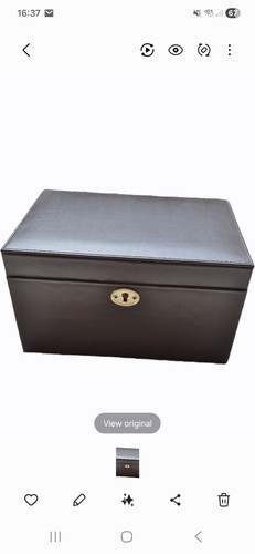 Faux brown leather chess - leather,