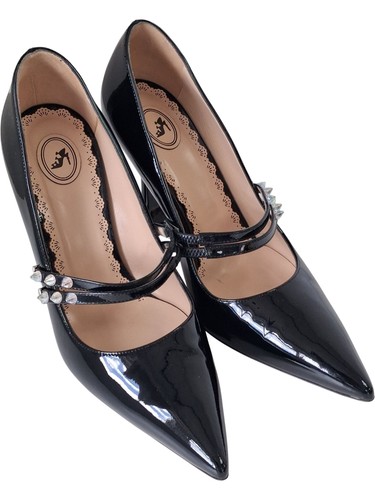 Minno black patent - black,