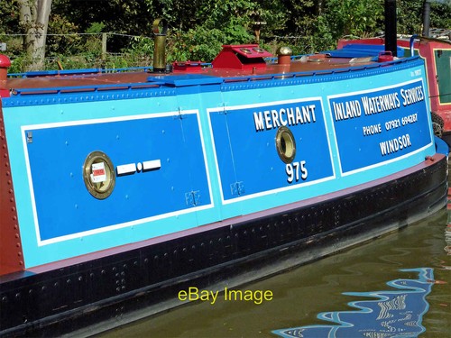 Photo 12x8 narrowboat - 12x8,