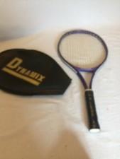 Tennis Racket Claxton metal framed 24" long plus Dynamix zip on case